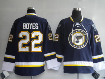 St. Louis Blues 22 BOYES Third Jersey St. Louis Blues 22 BOYES Third Jersey