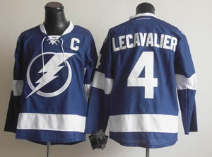 Tampa Bay Lightning 4 lecavalier blue jerseys with C Patch Tampa Bay Lightning 4 lecavalier blue jerseys with C Patch