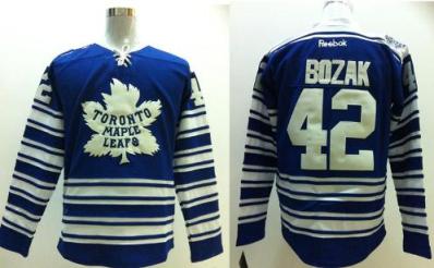 Toronto Maple Leafs 42 Tyler Bozak 2014 Winter Classic Blue NHL Jersey