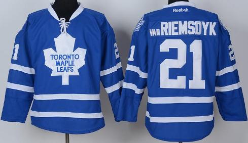 Cheap Toronto Maple Leafs 21 van Riemsdyk Blue NHL Jersey For Sale