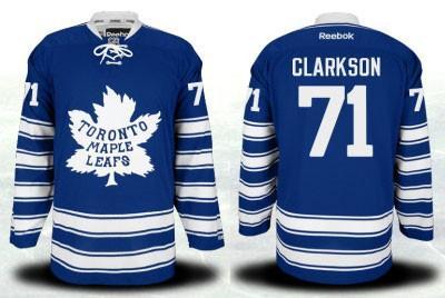 Toronto Maple Leafs 71 David Clarkson Blue NHL Jerseys