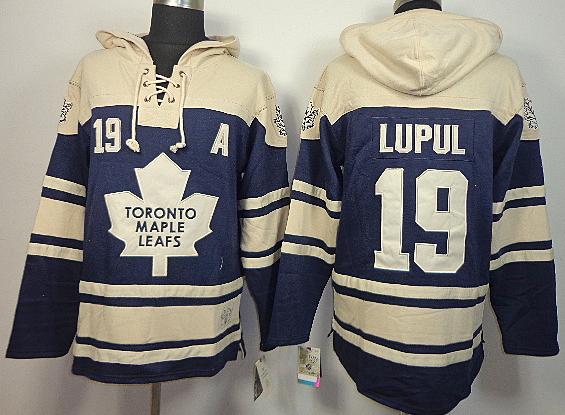 Cheap Toronto Maple Leafs 19 Joffrey Lupul Blue Lace-Up NHL Jersey Hoodies For Sale