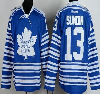 Cheap Toronto Maple Leafs 13 Mats Sundin 2014 Winter Classic Blue NHL Jersey For Sale