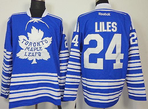 Cheap Toronto Maple Leafs 24 John-Michael Liles Blue NHL Jerseys For Sale