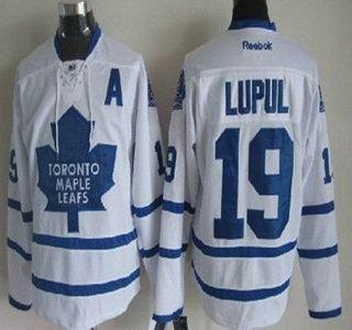 Cheap Toronto Maple Leafs 19 Joffrey Lupul White NHL Jerseys A Patch For Sale