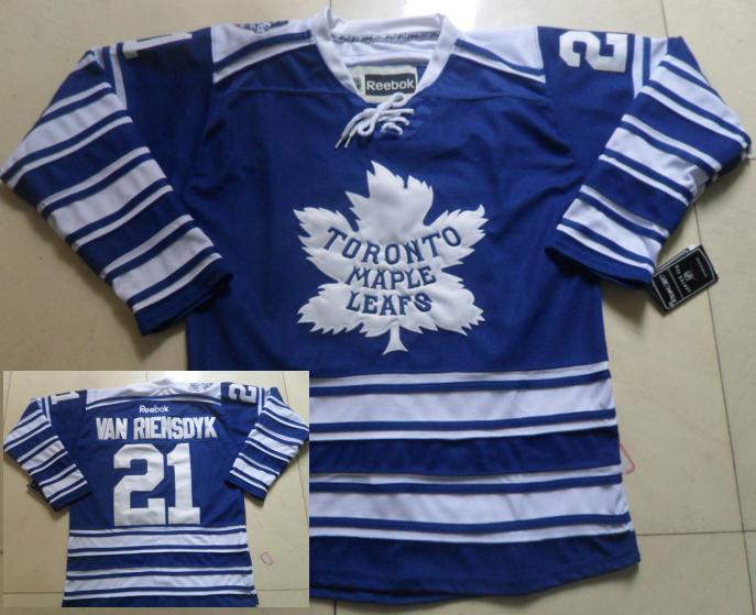 Toronto Maple Leafs 21 van Riemsdyk Blue NHL Jerseys