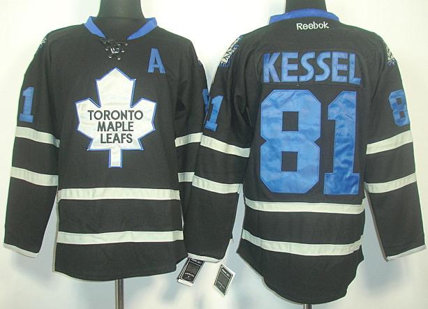 Cheap Toronto Maple Leafs 81 Phil Kessel Black Ice NHL Jerseys For Sale