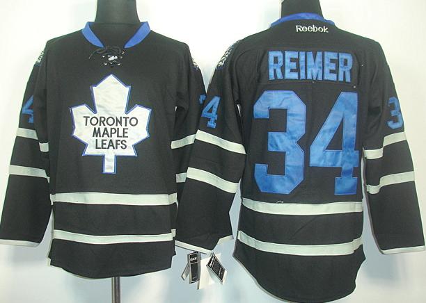 Cheap Toronto Maple Leafs 34 REIMER Black Ice NHL Jerseys For Sale