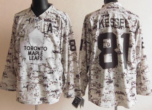 Cheap Toronto Maple Leafs 81 Phil Kessel White Camo NHL Jerseys For Sale