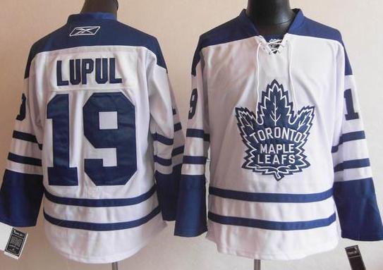 Toronto Maple Leafs 19 Joffrey Lupul White Jerseys
