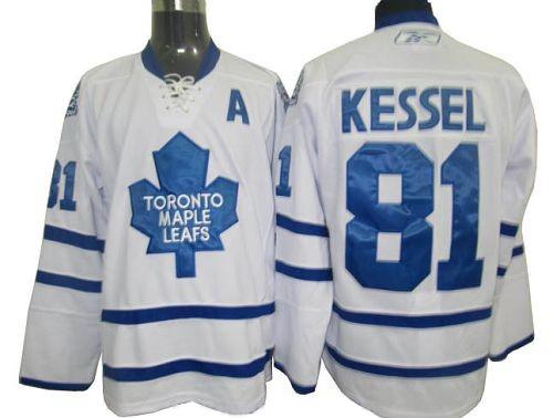Toronto Maple Leafs 81 Phil Kessel White NHL Jerseys With A Patch