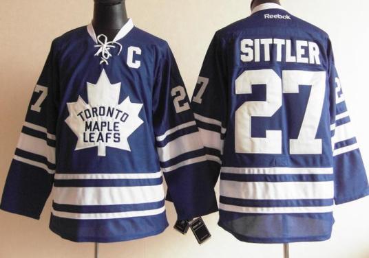 Toronto Maple Leafs 27 Darryl Sittler Blue Jersey New