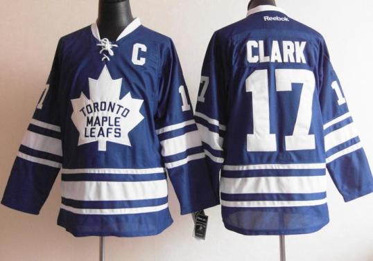 Cheap Toronto Maple Leafs 17 Wendel Clark Blue Jersey New For Sale