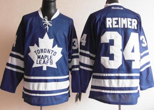 Cheap Toronto Maple Leafs 34 REIMER 2012 New Blue Jersey For Sale