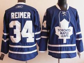 Cheap Toronto Maple Leafs 34 REIMER Blue NHL Jersey For Sale