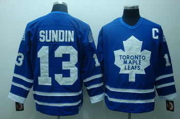 Cheap Toronto Maple Leafs 13 Sundin Blue Jerseys C patch For Sale