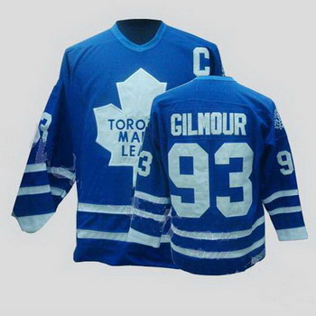 Cheap Toronto Maple Leafs 93 Doug Gilmour Blue CCM Throwback Jersey For Sale