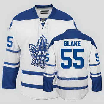 Cheap Toronto Maple Leafs 55 Jason Blake White Third Jersey For Sale