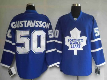 Cheap Jerseys Pittaburgh Toronto Maple Leafs 50 GUSTAVSSON blue For Sale