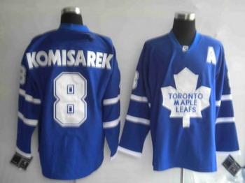 Cheap Pittaburgh Toronto Maple Leafs 8 KOMISAREK blue Jerseys For Sale