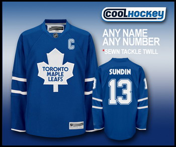 Cheap Toronto Maple Leafs SUNDIN 13 blue Jersey For Sale