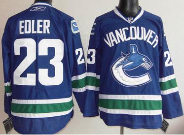 Cheap Vancouver Canucks 23 Edler Blue Jersey For Sale