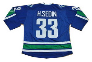 Cheap Vancouver Canucks 33 Henrik H.Sedin C patch blue color Ice Hockey Jersey For Sale
