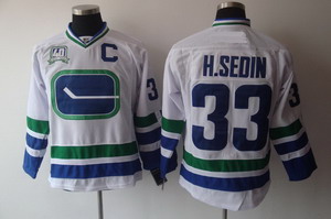 Cheap Vancouver Canucks 33 H.Sedin hockey Jersey C patch For Sale