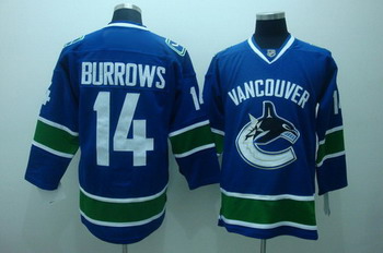 Cheap Vancouver Canucks 14 Burrows blue Jerseys For Sale