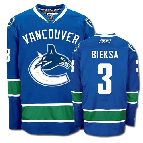 Vancouver Canucks 3 BIEKSA blue Jersey Vancouver Canucks 3 BIEKSA blue Jersey