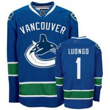 Vancouver Canucks 1 R.Luongo Home Jersey