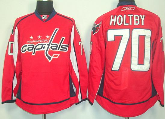 Cheap Washington Capitals 70 Braden Holtby Red NHL Jerseys For Sale