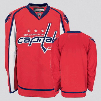 Cheap Washington Capitals Stitched Replithentic Blank Red Jersey For Sale