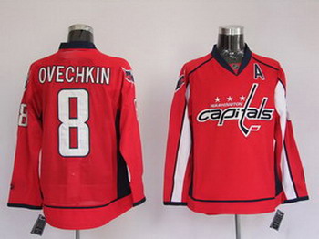 Cheap Washington Capitals 8 Alex Ovechkin Red For Sale
