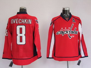 Washington Capitals 8 Alex Ovechkin Red
