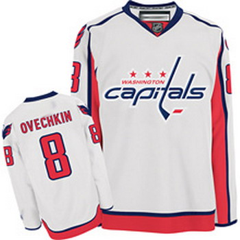 Washington Capitals 8 A.Ovechkin white Jersey Washington Capitals 8 A.Ovechkin white Jersey