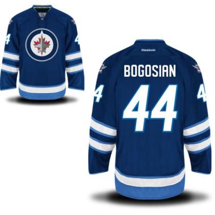 Cheap Winnipeg Jets #44 Zach Bogosian Blue Hockey NHL Jersey For Sale