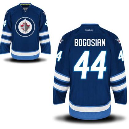 Winnipeg Jets #44 Zach Bogosian Blue Hockey NHL Jersey
