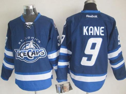 Cheap Winnipeg Jets 9 Evander Kane 2012 Blue NHL Jersey For Sale