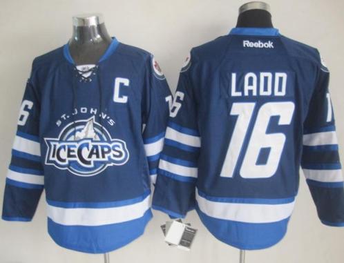 Cheap Winnipeg Jets 16 Ladd 2012 Blue NHL Jersey For Sale