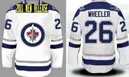 Winnipeg Jets 26 Blake Wheeler 2012 White NHL Jerseys