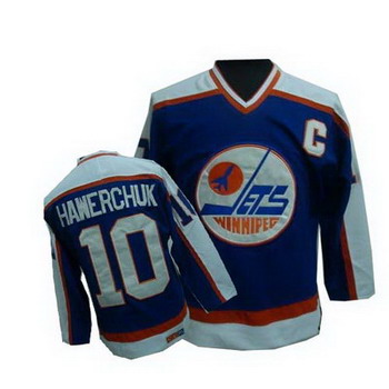 Cheap JETS 10 HAWERCHUK blue For Sale