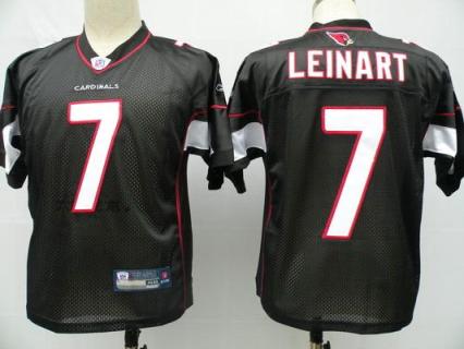 Arizona Cardinals 7 Matt Leinart black NFL Jerseys