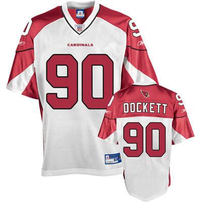 Arizona Cardinals 90 Darnell Dockett White Jerseys