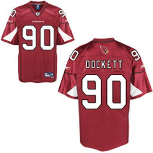 Cheap Arizona Cardinals 90 Darnell Dockett red Jerseys For Sale