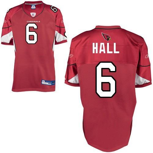 Arizona Cardinals 6 Max Hall Red NFL Jersey