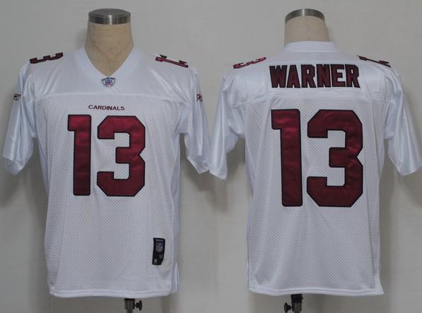 Arizona Cardinals 13 Warner White NFL Jerseys