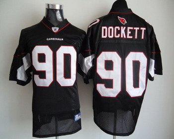 Cheap Arizona Cardinals 90 Darnell Dockett Black Jerseys For Sale