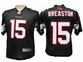Cheap Arizona Cardinals Steve Breaston 15 black Jersey For Sale