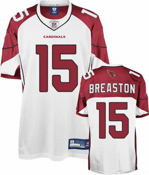 Cheap Arizona Cardinals 15 Steve Breaston Authentic White Jersey For Sale